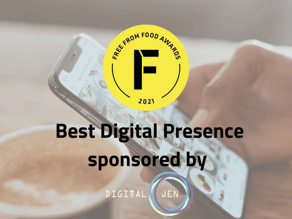 freefrom food awards, digital presence, digitaljen